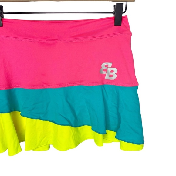 BB Womens Valeria tennis Skirt skirt neon pink Barbiecore size XS - Picture 5 of 6